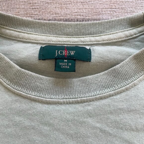 J. Crew Green T Shirt Short Sleeve M - Picture 3 of 3